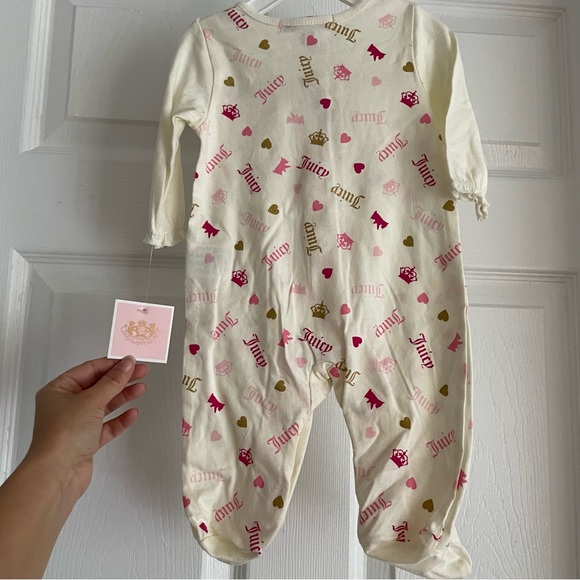Juicy couture newborn footie pajamas. - Picture 2 of 6